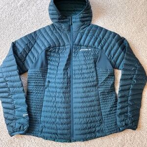 Eddie Bauer Micro Therm Down Hooded Jacket-womens